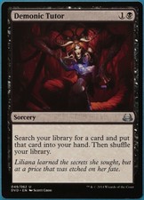 Demonic Tutor Duel Decks Anthology: Divine vs. Demonic NM CARD (247124) ABUGames