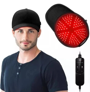Viconor Laser Hair Growth Cap Red Light Therapy Black Hat - Picture 1 of 4