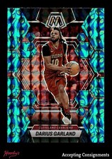 2022-23 Panini Mosaic Mosaic Choice Peacock #124 Darius Garland CAVALIERS
