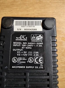 NETZTEIL AK II POWER SUPPLY A42A1-02MP DEFEKT 8PIN MiniDIN Stecker 110/230 5/12V - Bild 1 von 9
