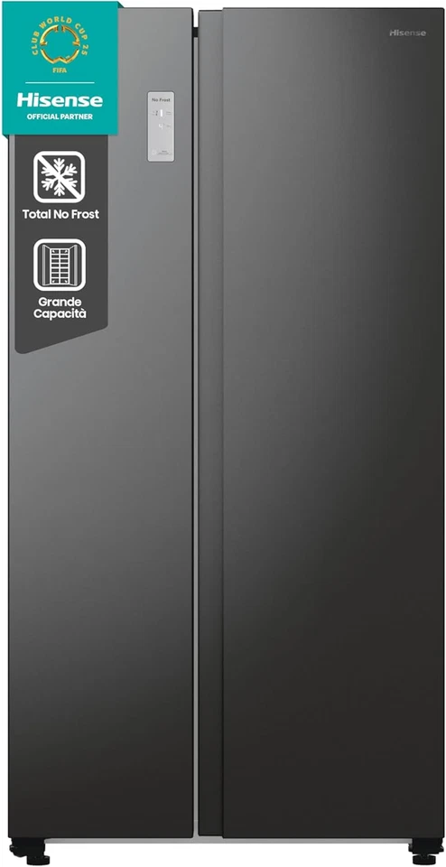 RS711N4AFE Frigorifero Side by Side, Grande Capactià 550 Litri, Nero, Total No F - Immagine 1 di 4