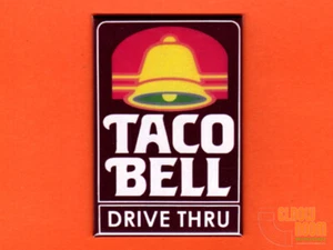 Taco Bell Drive Thru vintage letrero arte 2x3" imán nevera/casillero - Imagen 1 de 2