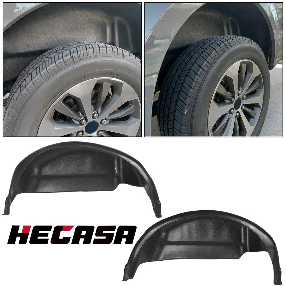2pcs Fit For 15-2020 Ford F-150 Rear Wheel Well Guards Inner Fender Mud Flaps Foto 1 de 4
