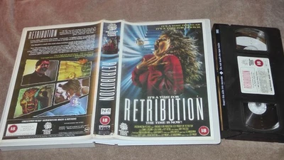 Retribution VHS Video Tape Ex Rental Big Box Cert Medusa - Image 1 of 4