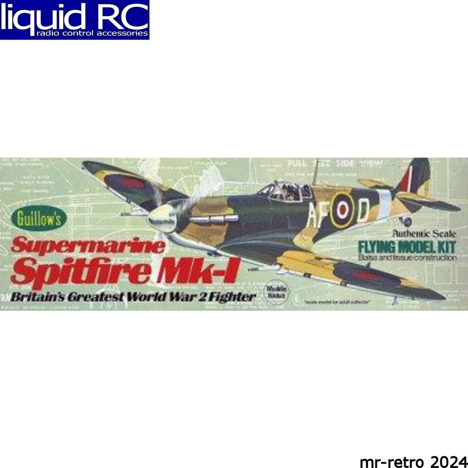 Guillows 504 Supermarine Spitfire Mk-1 - Image 1 of 1