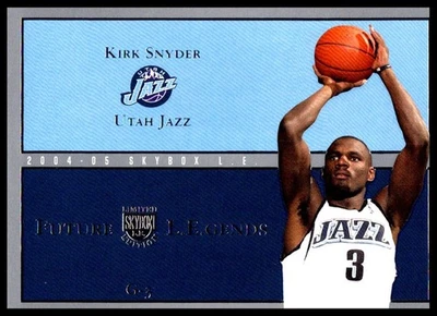 Kirk Snyder 2004-05 Skybox L.E. Future Legends #12 Utah Jazz Foto 1 de 2