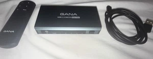 HDMI Switch 5 in 1 Out 4K@60Hz, GANA Splitter Switcher with Remote, Gray - Picture 1 of 8