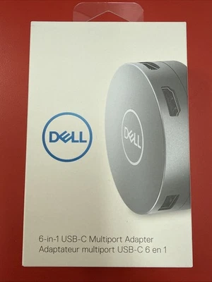 NEW Dell DA305 USB-C Mobile Adapter 6-in-1 Multiport Adapter HDMI Display Port - Image 1 of 4