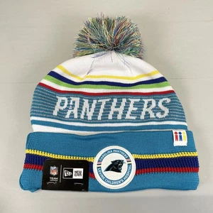 Carolina Panthers Mütze Herren One Size Blau Weiß NFL Football Beanie New Era - Bild 1 von 5