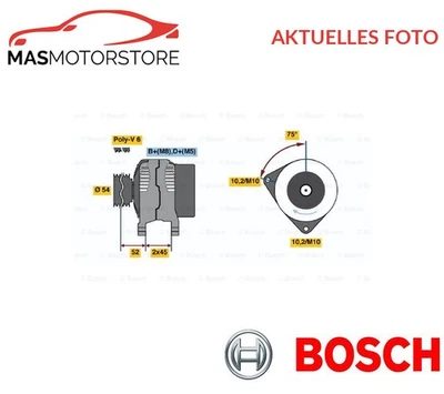 LICHTMASCHINE GENERATOR BOSCH 0 986 042 081 P NEU OE QUALITÄT - Image 1 of 4