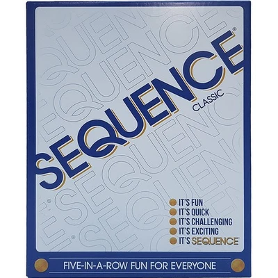 Sequence Card Board Game Strategy Complete Goliath Family 2-12 Players Age 7+ - Image 1 of 4