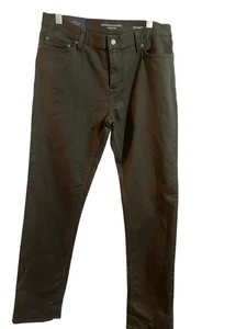 Banana Republic Men’s Traveler Slim Fit Pants size 33X34 Green NWT - Picture 1 of 13