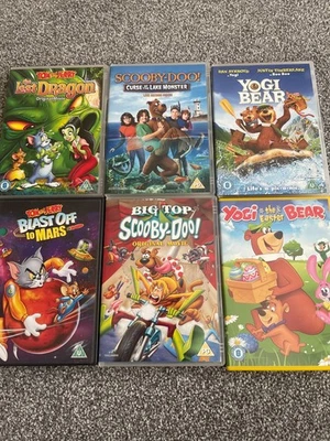 6x Dvd Bundle Classic Collection cartoons . tom & jerry scooby doo yogi bear - Image 1 of 2