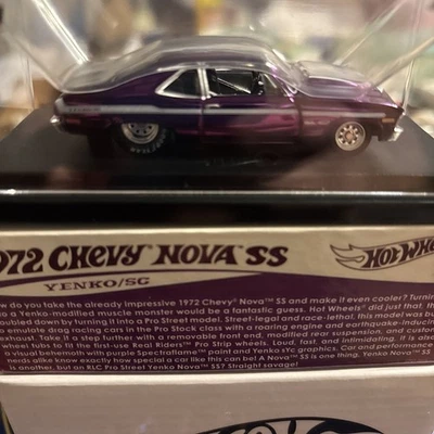 Hot Wheels RLC 1972 Chevy Nova SS IN HAND - Image 1 of 3
