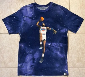 NIKE AIR JORDAN XI 11 SPACE JAM GALAXY 20th ANNIVERSARY SHIRT 801578 100 sz L - Picture 1 of 8