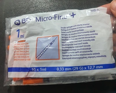 BD Micro-Fine Demi 0.3ml Syringe 0.33mm x 8mm - Image 1 of 2