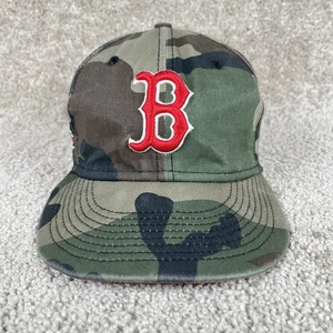 Vintage Red Sox Camo Hat Cap 2007 World Series New Era 59Fifty Size 7 1/8 Fitted - Picture 1 of 10