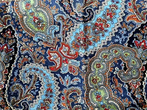 Vintage Jonelle Duracolor 53"x 40" Benares Baumwollstoff England Neu aus altem Lagerbestand - Bild 1 von 15