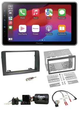 Pioneer Lenkrad USB DAB Bluetooth 2DIN Autoradio für Fiat Idea 2006-2012 grau - Bild 1 von 4