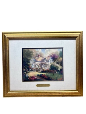 Thomas Kinkade "Home is where the heart is II" Сертификат подлинности в рамке 2003 - Изображение 1 из 4