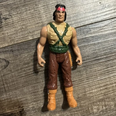 Figura de acción suelta rara Kenner modelo 1990 vintage de PVC Rambo de 5" Foto 1 de 3