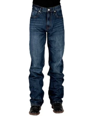 Stetson Western Denim Jeans Mens 1520 Relaxed Blue 11-004-1520-4073 BU - Image 1 of 4