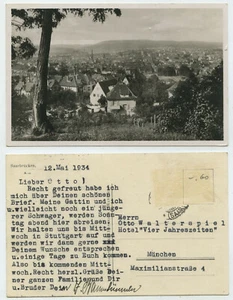 62753 - Saarbrücken - Echtfoto - Ansichtskarte, gelaufen 12.5.1934 - Picture 1 of 1