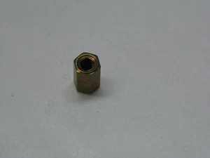 Set x50: Metall Distanzscheibe Stahl (Messingfarbe) F/F M3 x 8 mm - Bild 1 von 1
