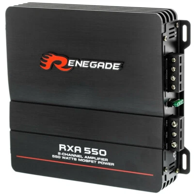 1 Amplificador RENEGADE RXA550 Rxa 550 2 Canales Estéreo 2 X 135Watt RMS / 2 Ohm - Imagen 1 de 4