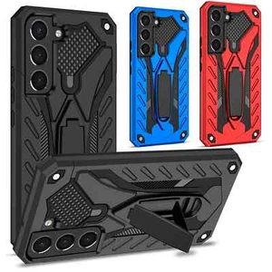 Coque Armor pour Samsung Galaxy S20 S9 S21 S8+ A8 S10 Kick Stand Housse résistante - Photo 1 sur 9