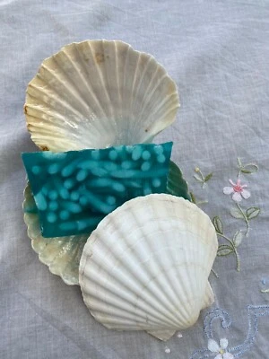 Raspberry & Pomegranate Natural Handmade 100g Soap Loaf Slice and Paraben Free - Image 1 of 4