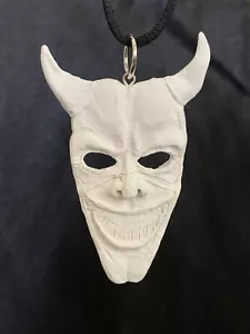The Black Phone Necklace The Grabber Mask Horror Movie Halloween Cosplay Ooak - Picture 1 of 4