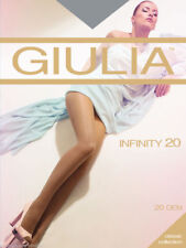 Giulia Infinity 40 Den Silky tights Cotton gusset Black, Natural, Capuch S-XL
