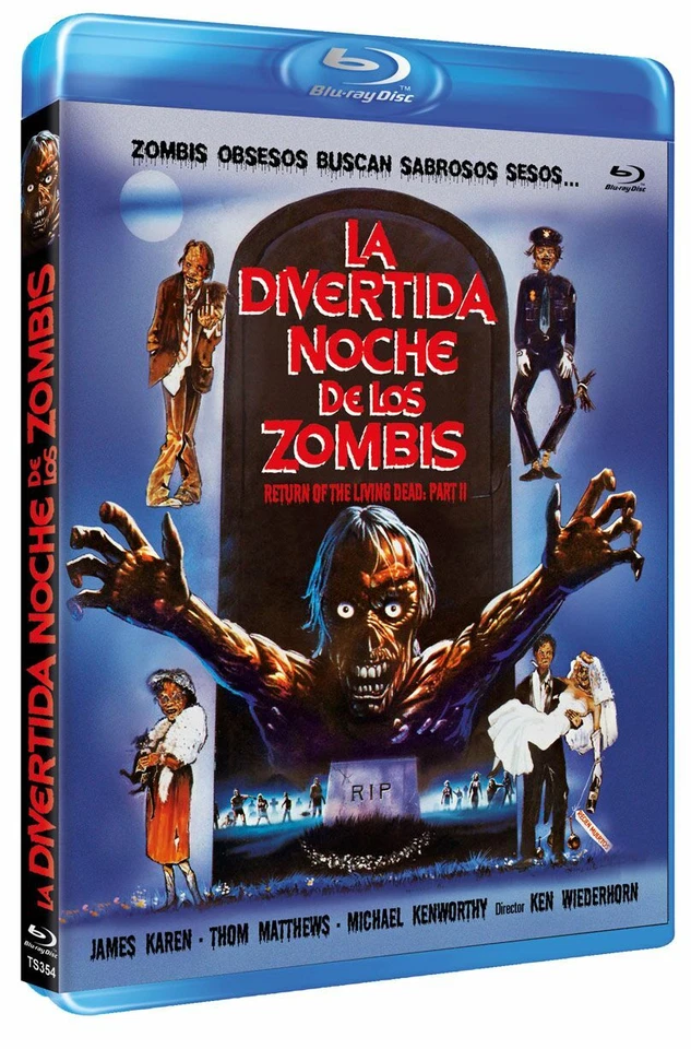 Return of The Living Dead Part 2 Blu Ray 15min Bonus. IMPORT Region ABC