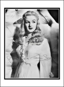 Imagen de lienzo de algodón autografiada de Joan Sims. Edición Limitada (JS-101) - Imagen 1 de 1
