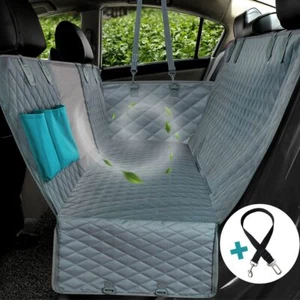 Dog Car Seat Cover View Mesh Waterproof Pet Carrier Car Rear Back Seat Mat - Picture 1 of 8