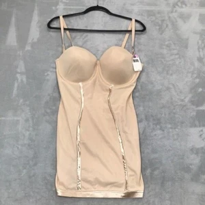 Maidenform Mujer Control Firme Sin Tirantes Convertible Deslizamiento Completo 38D Nuevo - Imagen 1 de 9