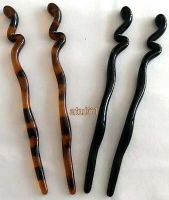Chinese/Japanese Hair Chopsticks, chop Stick, hair Pin Clip Black Brown Colours