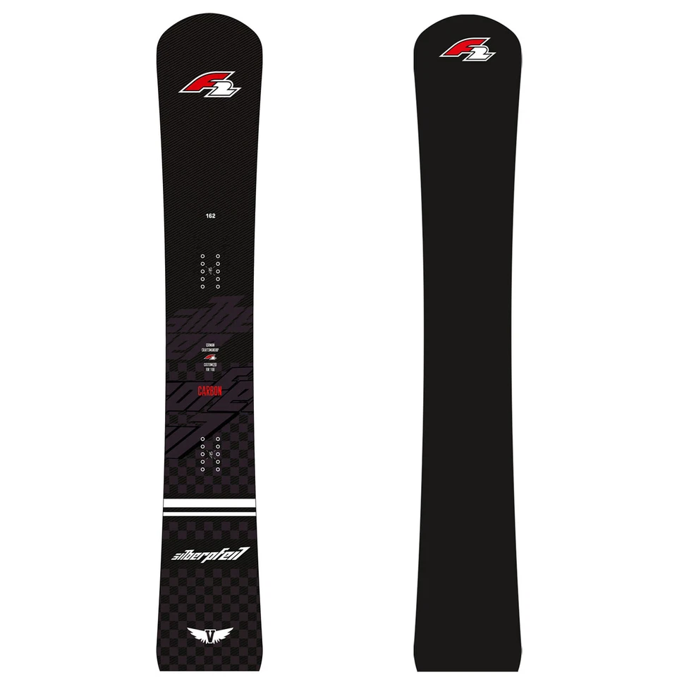 F2 Snowboard Silberpfeil Carbon Vantage Race Größe wählbar Schwarz 2023/24