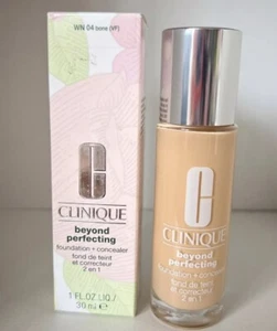 CLINIQUE Beyond Perfecting Bone 04 Foundation + Concealer 1 oz 2 in 1 Makeup NEW - Picture 1 of 1