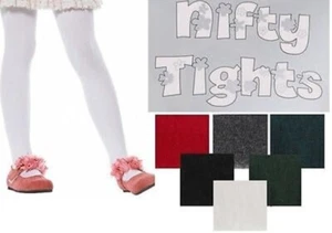 Girls & Baby Tights Nifty Cotton Rich Comfort School all colours Ages 0-12 Years - Picture 1 of 17
