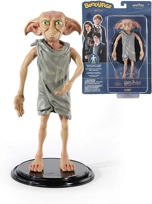 HARRY POTTER BENDYFIGS POSEABLE DOBBY 6" NOBLE COLLECTION NN7369 UK SELLER  - Image 1 of 3
