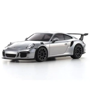 Kyosho MZP159S ASC MR04N-RM Porsche 911 GT3 RS Silver Metallic Mini-Z Body - Picture 1 of 2