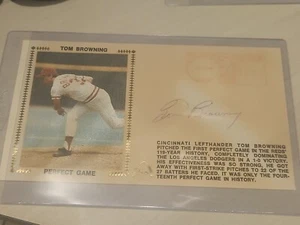 tom browning signed gateway cachet envelope autographed auto perfect game reds - Picture 1 of 3