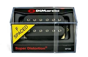 Pastilla de guitarra DiMarzio DP100-FBK Super Distortion F-Spaced Humbucker negra - Imagen 1 de 3