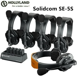 Hollyland Solidcom SE 5S 1100ft Full-Duplex Wireless Headset Intercom System  - Picture 1 of 14