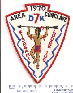 KISAGAMIE LODGE 106 eA-1970 ARROWHEAD  OA  BSA SMALL THREAD BREAK - Picture 1 of 1