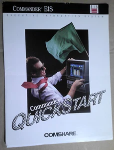 Commander QuickStart, par Comshare - Brochure promotionnelle, 1990. Outils de développement EIS. - Photo 1 sur 6