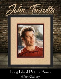 John Travolta Signed 8x10 Photo Newly Custom Framed Staying Alive FREE SHIPPING - Picture 1 of 4