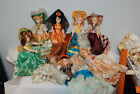 Lot de poupées vintage autour du monde 9 poupées total